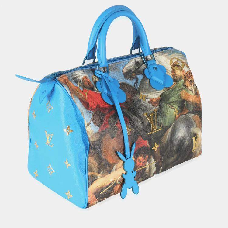 Pre Owned Louis Vuitton x Jeff Koons Multicolor Canvas Master's Collection Rubens Speedy 3