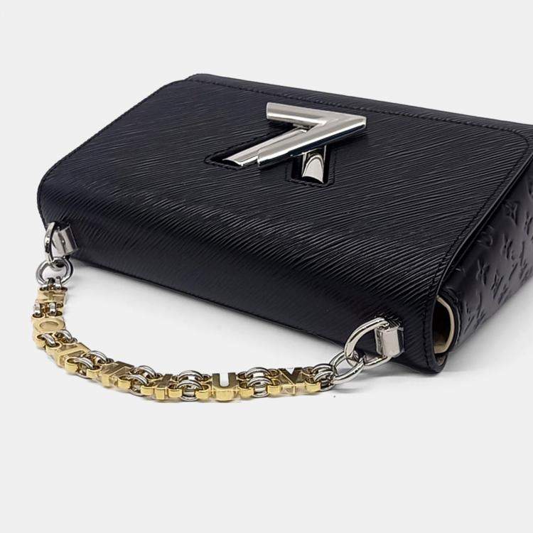 Pre Owned Louis Vuitton Black Epi Leather Epi Twist MM