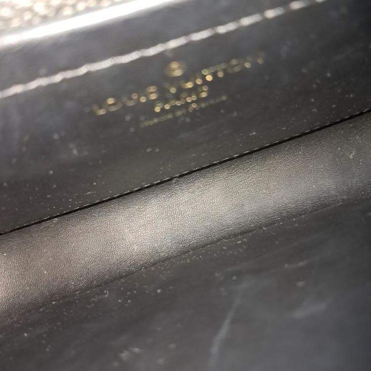 Pre Owned Louis Vuitton Black Leather Empreinte Marceau