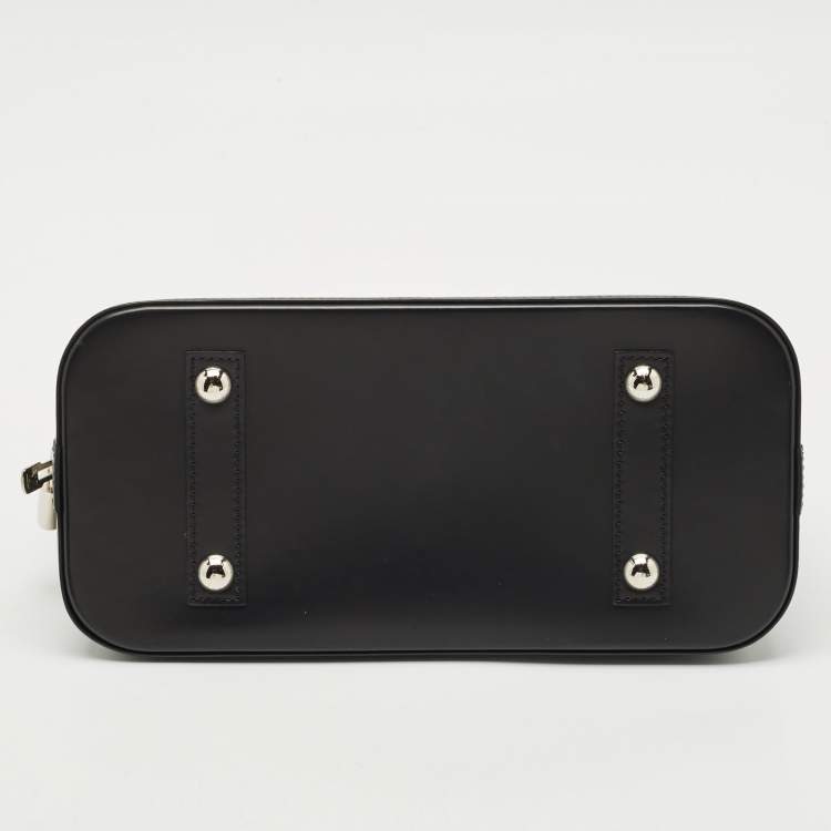 Pre Owned Louis Vuitton Black Epi Leather Alma PM Bag