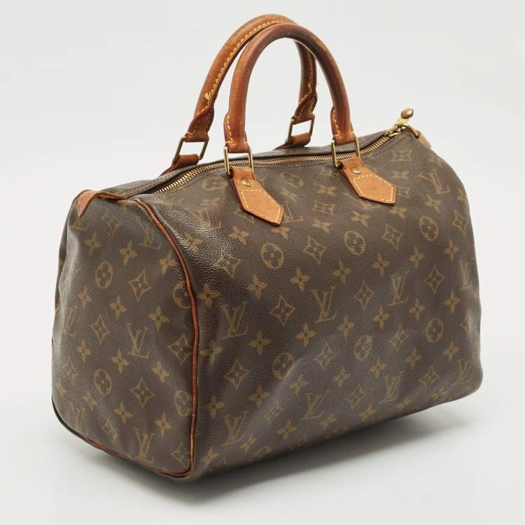 Pre Owned Louis Vuitton Monogram Canvas Speedy 30 Bag