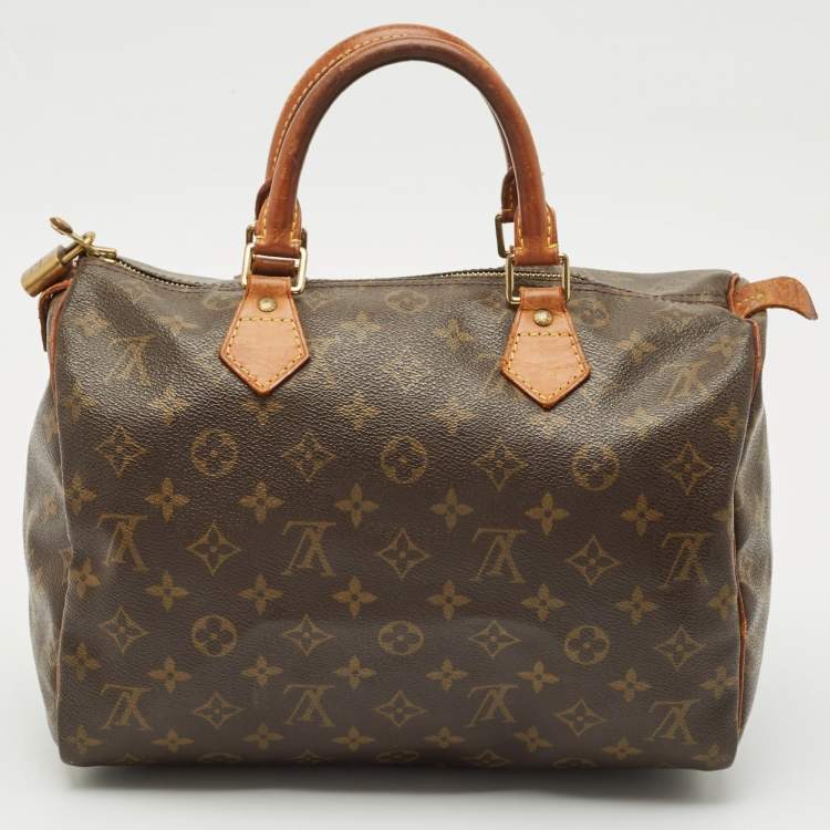 Pre Owned Louis Vuitton Monogram Canvas Speedy 30 Bag