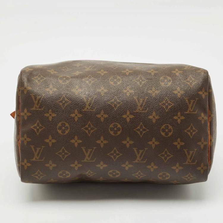 Pre Owned Louis Vuitton Monogram Canvas Speedy 30 Bag