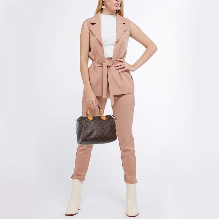 Pre Owned Louis Vuitton Monogram Canvas Speedy 25 Bag