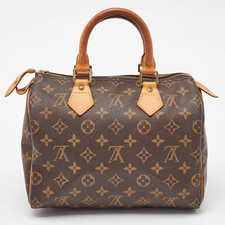 Pre Owned Louis Vuitton Monogram Canvas Speedy 25 Bag