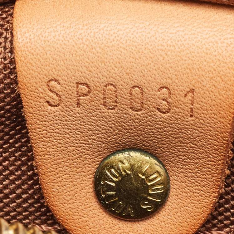 Pre Owned Louis Vuitton Monogram Canvas Speedy 25 Bag