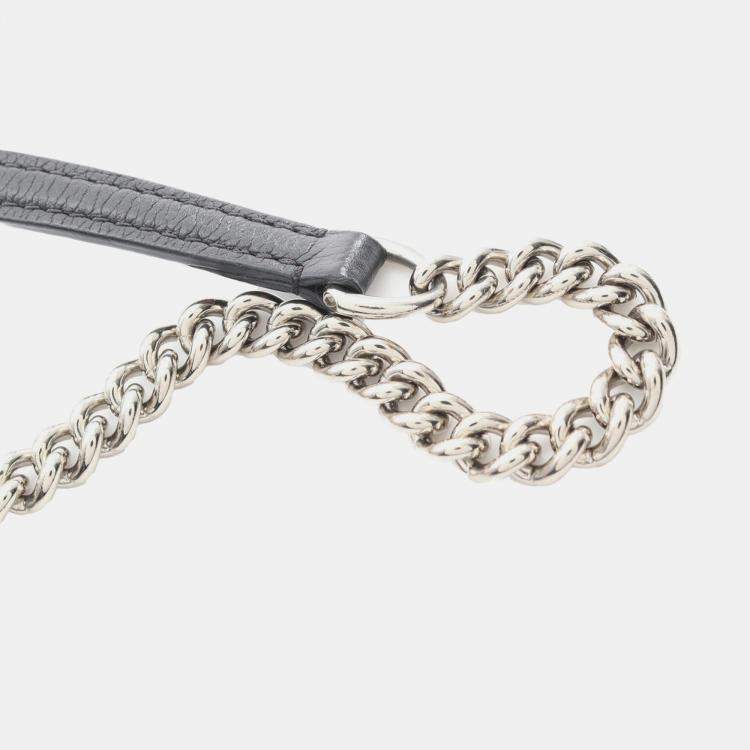 Pre Owned Louis Vuitton Pink Bicolor Leather MyLockMe Chain BB