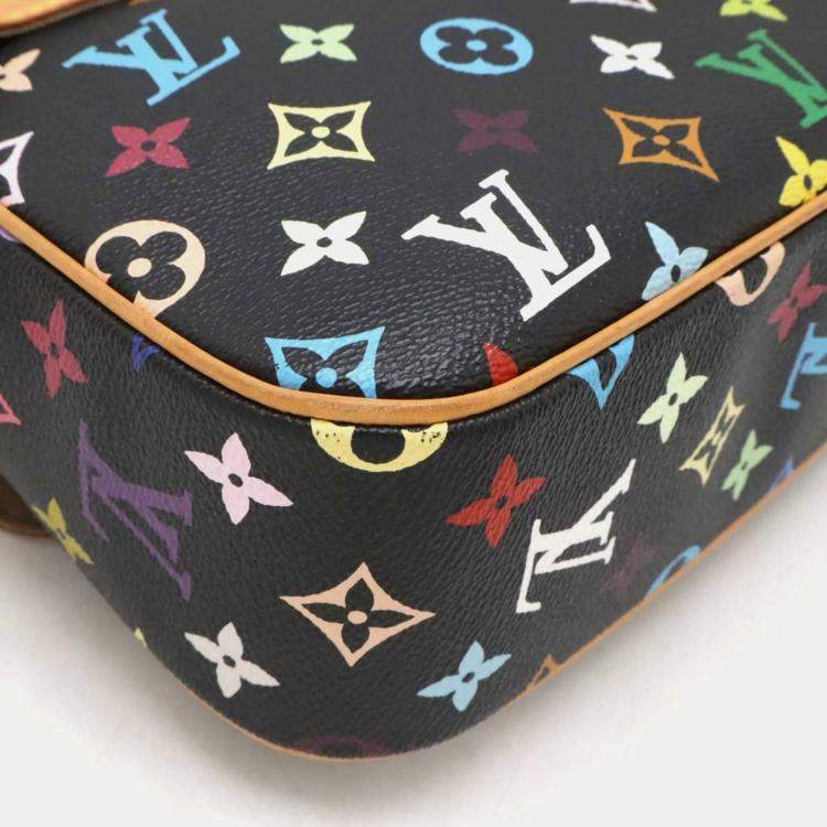 Pre Owned Louis Vuitton Sologne Monogram Multicolor Canvas Shoulder Bag