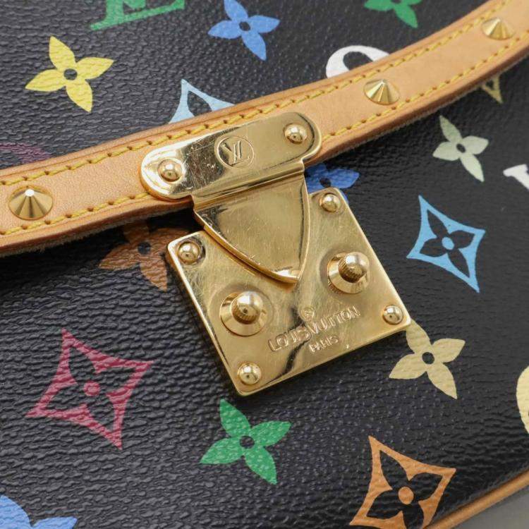 Pre Owned Louis Vuitton Sologne Monogram Multicolor Canvas Shoulder Bag
