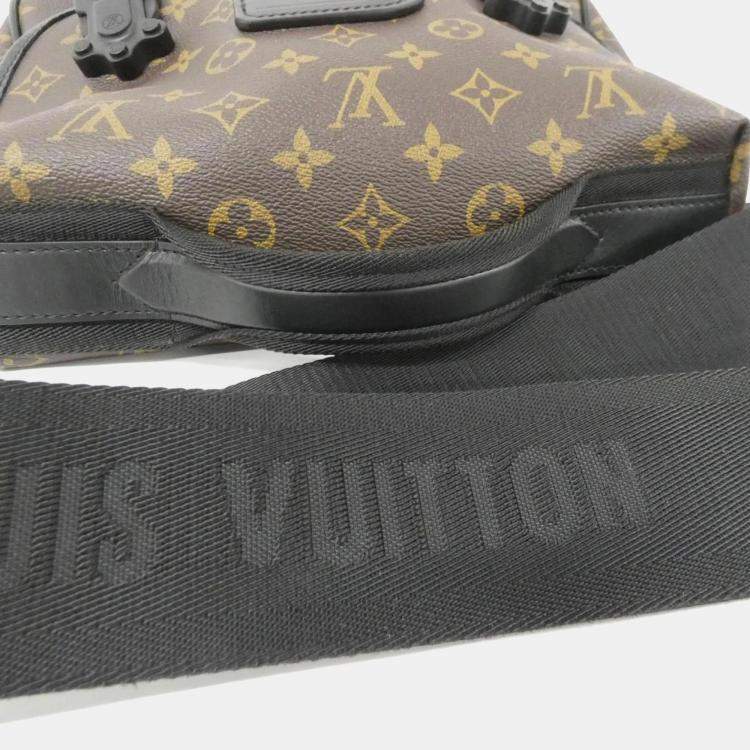 Pre Owned Louis Vuitton LV Trail Messenger Monogram Macassar Shoulder Bag