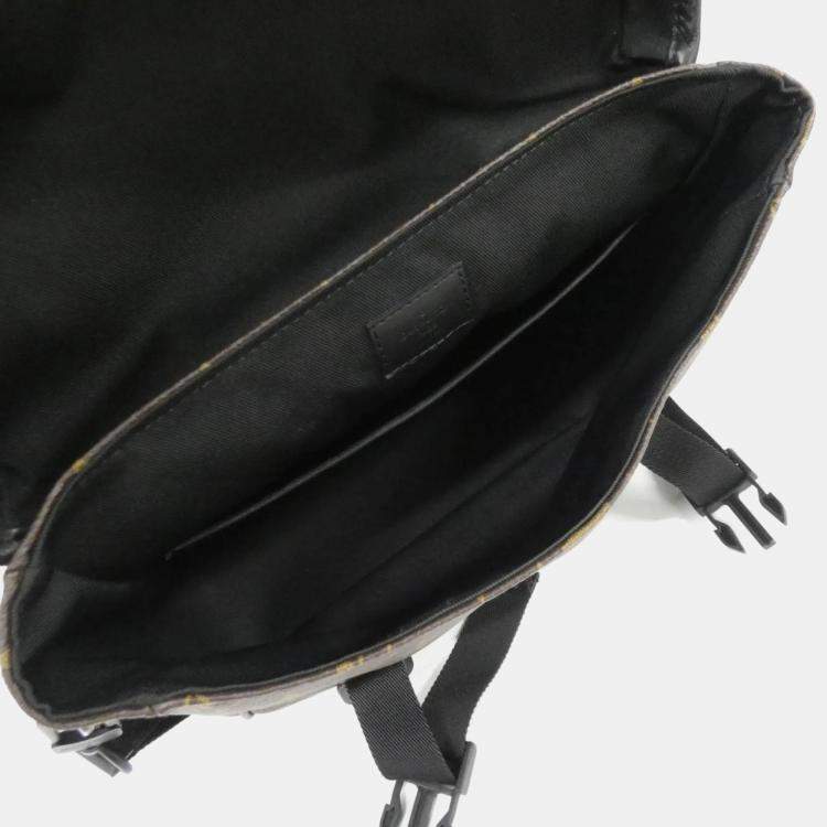 Pre Owned Louis Vuitton LV Trail Messenger Monogram Macassar Shoulder Bag