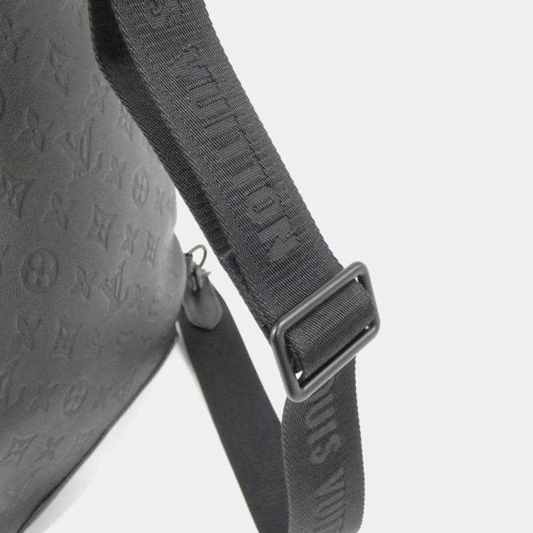 Pre Owned Louis Vuitton Duo Sling Monogram Shadow Leather Shoulder Bag