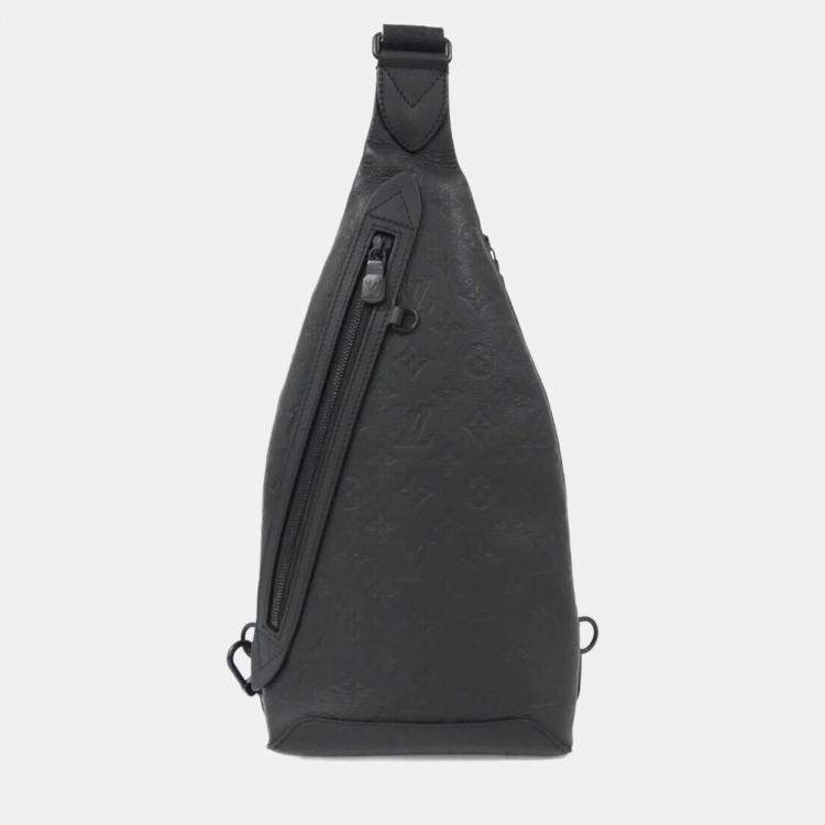 Pre Owned Louis Vuitton Duo Sling Monogram Shadow Leather Shoulder Bag