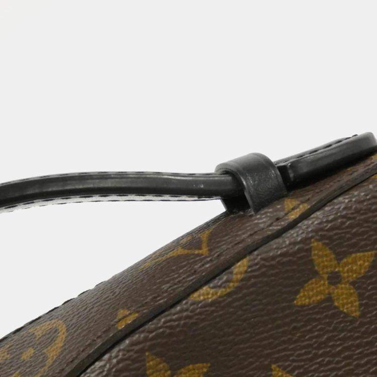 Pre Owned Louis Vuitton Monogram Macassar Handle Soft Trunk Shoulder Bag