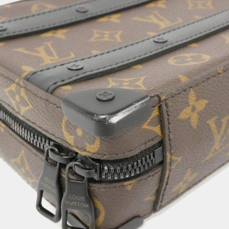 Pre Owned Louis Vuitton Monogram Macassar Handle Soft Trunk Shoulder Bag