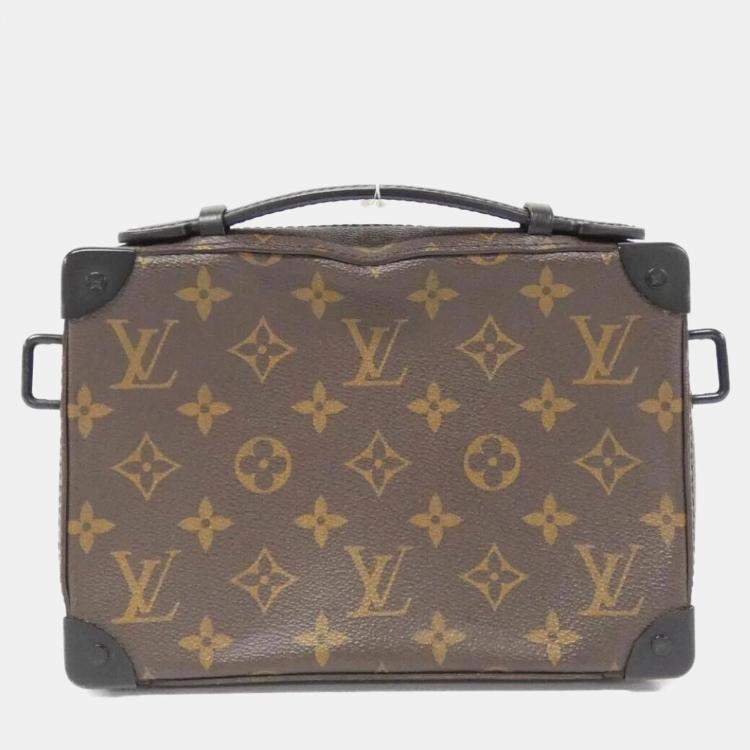 Pre Owned Louis Vuitton Monogram Macassar Handle Soft Trunk Shoulder Bag