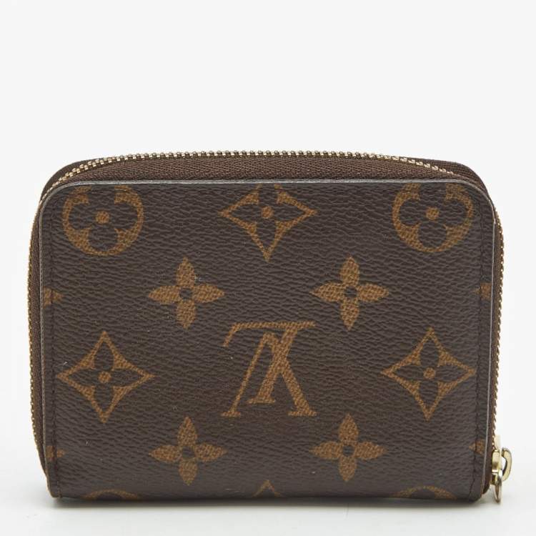 Pre Owned Louis Vuitton Monogram Canvas Zippy Coin Purse