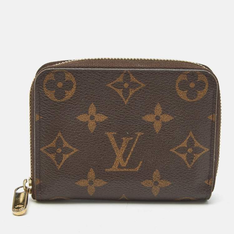Pre Owned Louis Vuitton Monogram Canvas Zippy Coin Purse