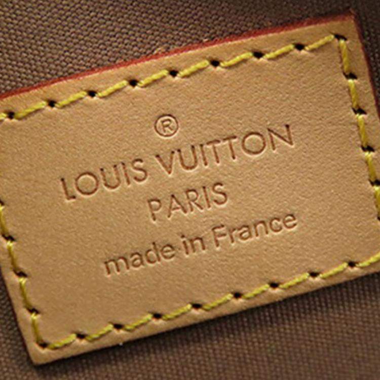 Pre Owned Louis Vuitton Gold Monogram Vernis Alma BB