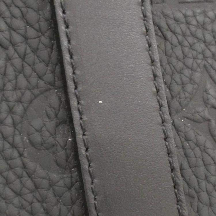 Pre Owned Louis Vuitton Sac Plat Taurillon Monogram Leather Handbag