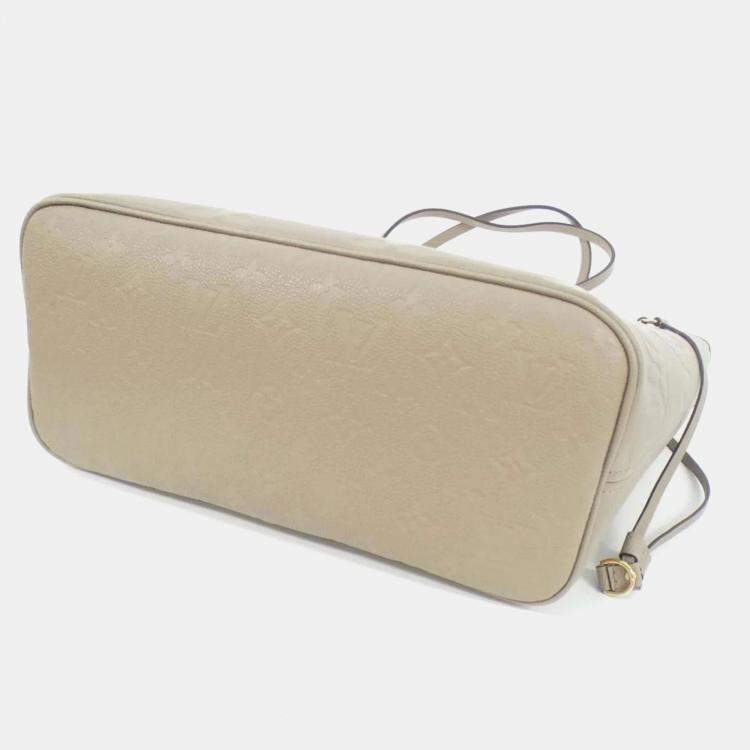 Pre Owned Louis Vuitton Neverfull MM Monogram Empreinte Handbag