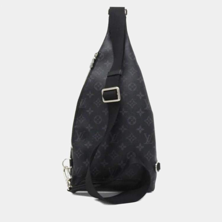 Pre Owned Louis Vuitton Duo Sling Monogram Eclipse Shoulder Bag