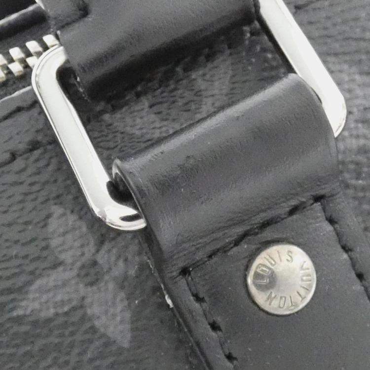 Pre Owned Louis Vuitton Keepall Bandouliere 25 Monogram Eclipse Reverse Boston Bag