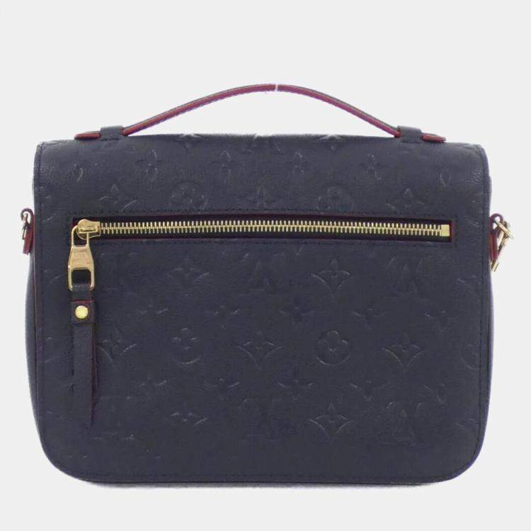 Pre Owned Louis Vuitton Pochette Metis MM Monogram Empreinte Bag
