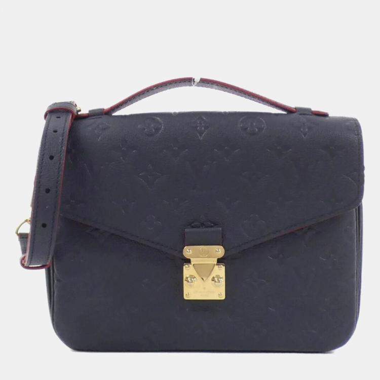 Pre Owned Louis Vuitton Pochette Metis MM Monogram Empreinte Bag