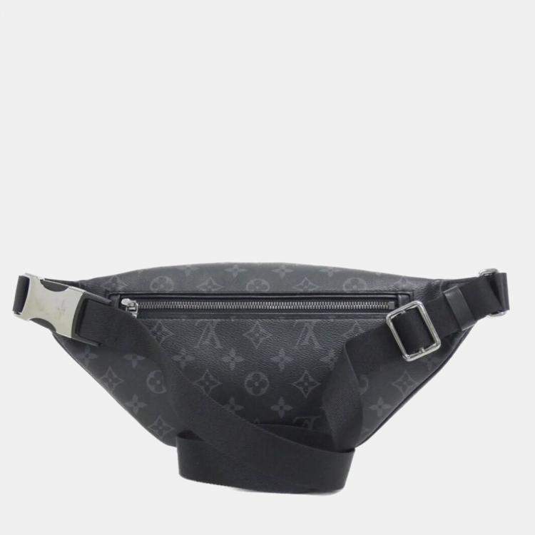 Pre Owned Louis Vuitton Discovery Bumbag PM Monogram Eclipse Coated Canvas Shoulder Bag