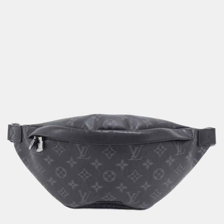 Pre Owned Louis Vuitton Discovery Bumbag PM Monogram Eclipse Coated Canvas Shoulder Bag
