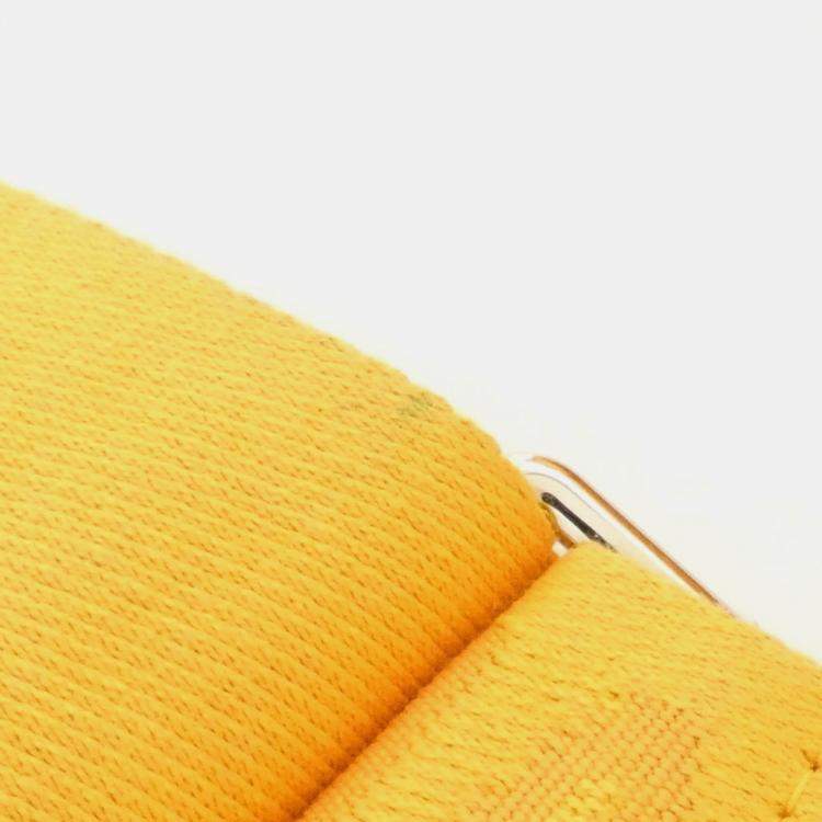 Pre Owned Louis Vuitton City Keepall LV Aerogram Saffron Leather Boston Bag