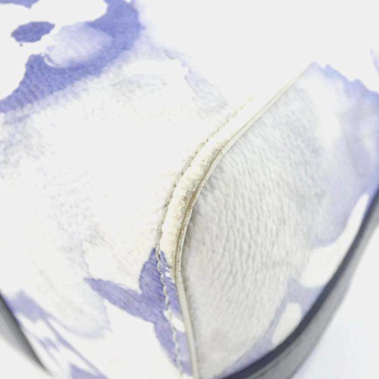 Pre Owned Louis Vuitton City Keepall Blue Watercolor Monogram Canvas Boston Bag