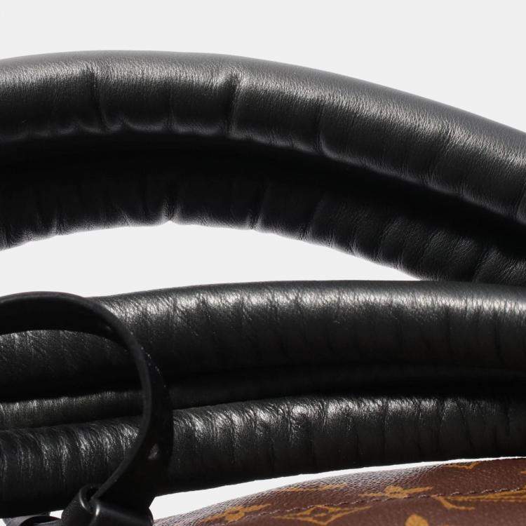 Pre Owned Louis Vuitton Palm Springs PM Monogram Brown Black Coated Canvas Backpack