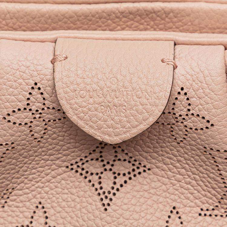Pre Owned Louis Vuitton Pink Monogram Mahina Scala Mini Pouch