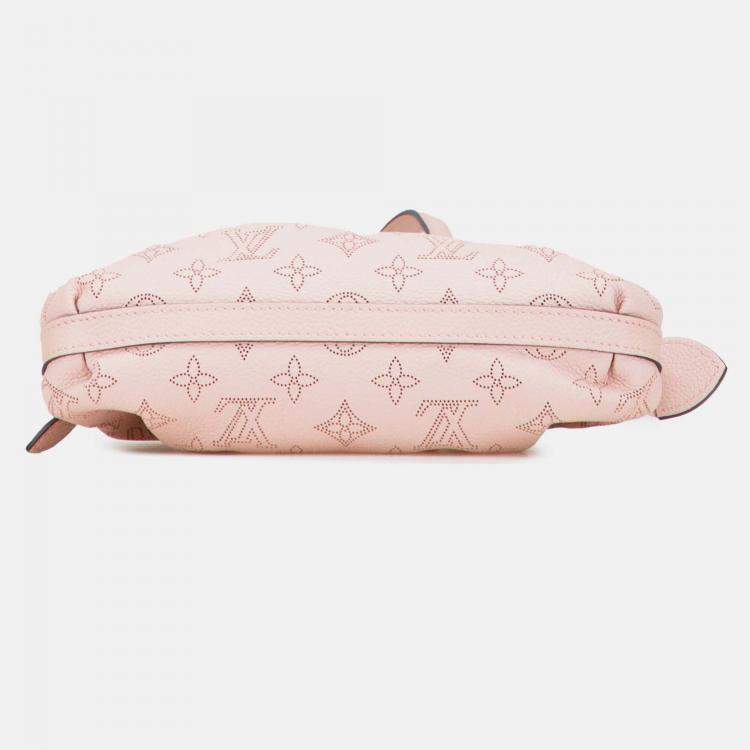 Pre Owned Louis Vuitton Pink Monogram Mahina Scala Mini Pouch