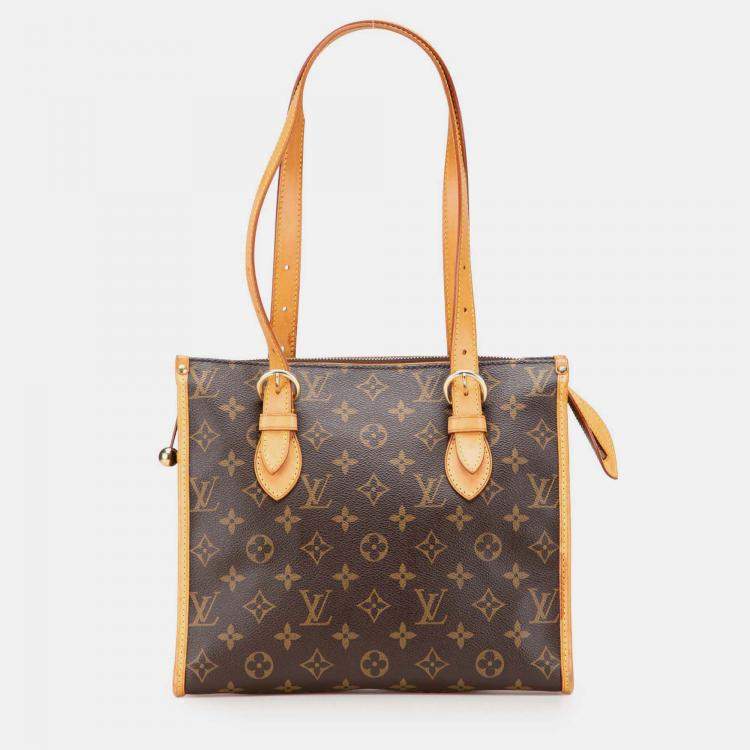 Pre Owned Louis Vuitton Brown Monogram Canvas Popincourt Haut Handbag