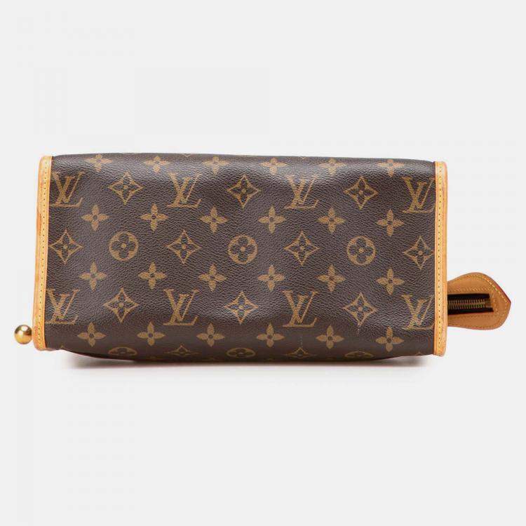 Pre Owned Louis Vuitton Brown Monogram Canvas Popincourt Haut Handbag
