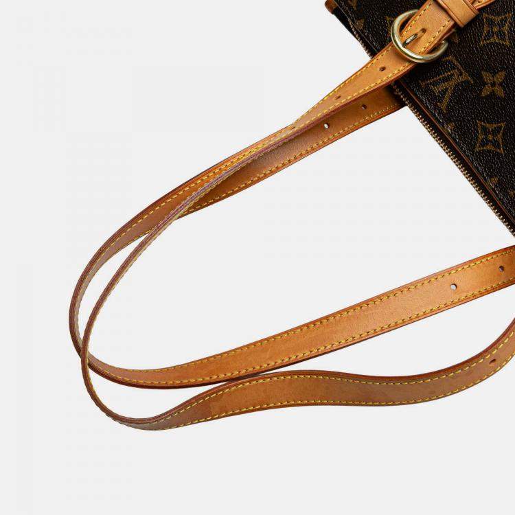 Pre Owned Louis Vuitton Brown Monogram Canvas Popincourt Haut Handbag