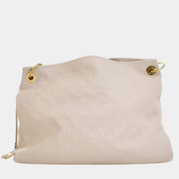 Pre Owned Louis Vuitton White Monogram Empreinte Artsy MM Bag