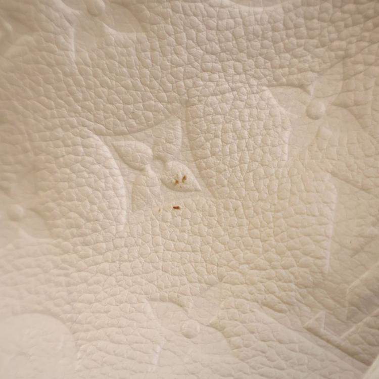Pre Owned Louis Vuitton White Monogram Empreinte Artsy MM Bag