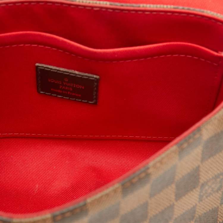 Pre Owned Louis Vuitton Damier Ebene Canvas Croisette Bag