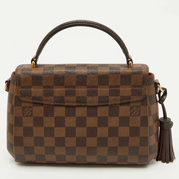 Pre Owned Louis Vuitton Damier Ebene Canvas Croisette Bag