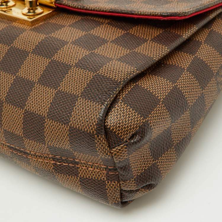 Pre Owned Louis Vuitton Damier Ebene Canvas Croisette Bag