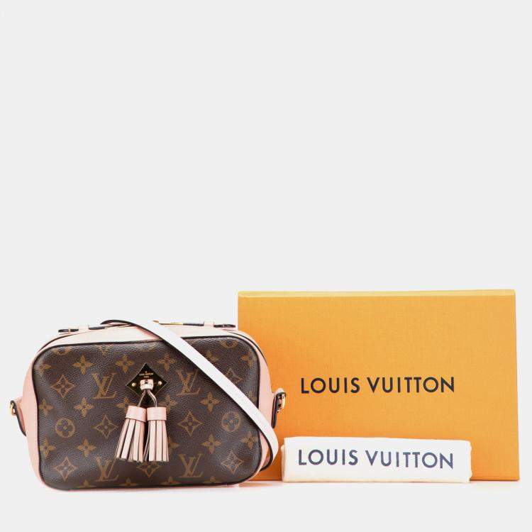 Pre Owned Louis Vuitton Brown Monogram Saintonge