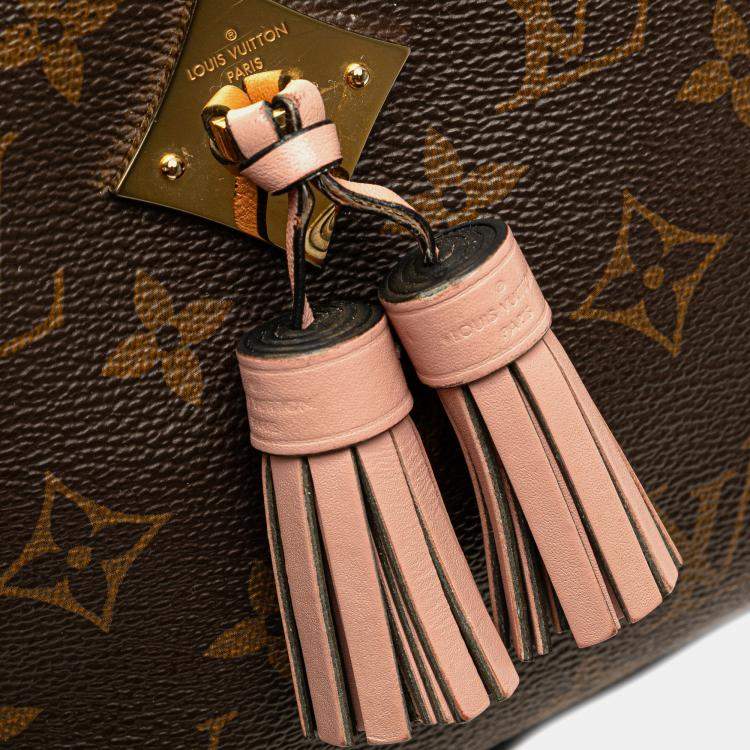 Pre Owned Louis Vuitton Brown Monogram Saintonge