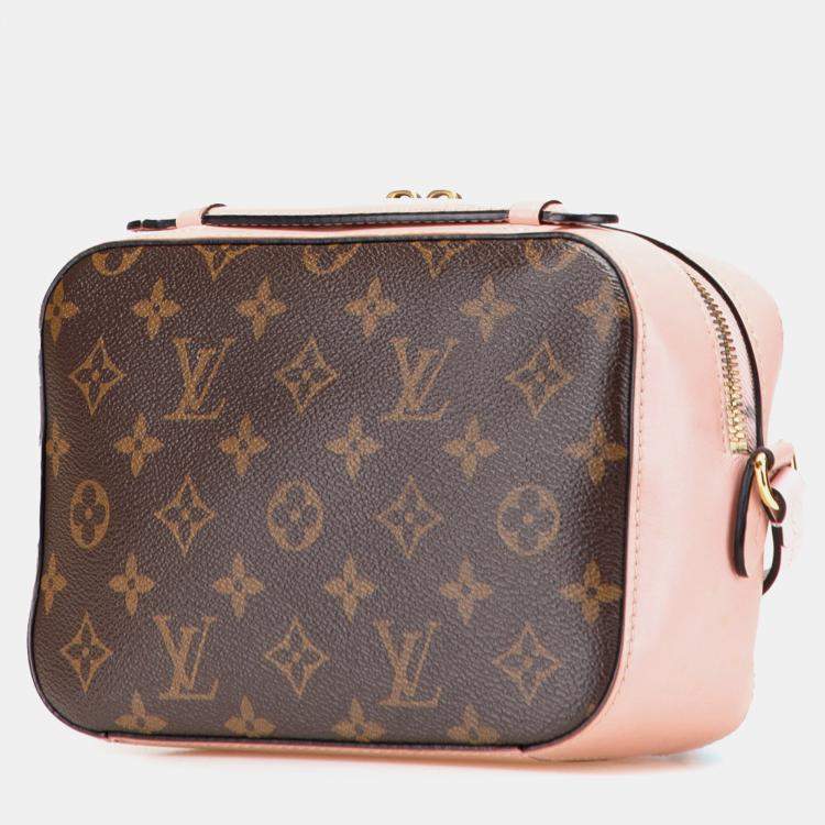 Pre Owned Louis Vuitton Brown Monogram Saintonge