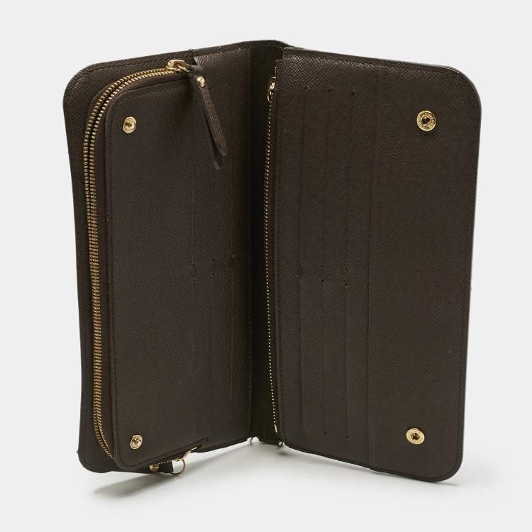 Pre Owned Louis Vuitton Damier Ebene Canvas Insolite Wallet