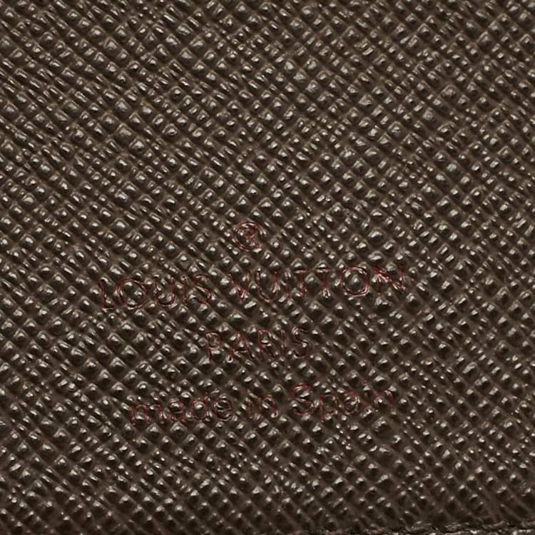 Pre Owned Louis Vuitton Damier Ebene Canvas Insolite Wallet