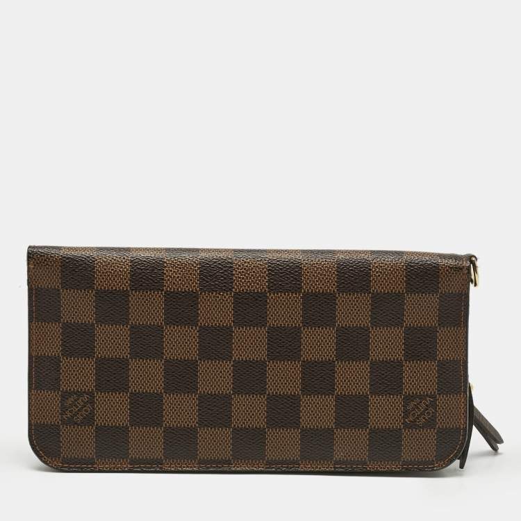 Pre Owned Louis Vuitton Damier Ebene Canvas Insolite Wallet